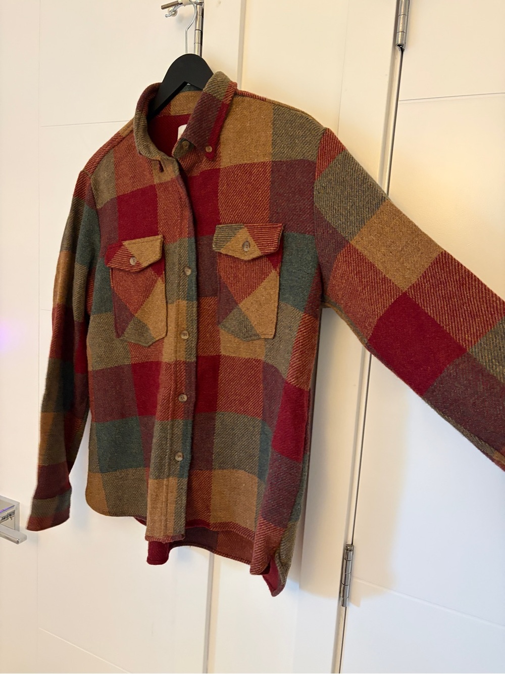 Munrospun Vintage Plaid Wool Shacket